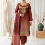 Embroidered Sheesha Silk 2-Piece – MT.810