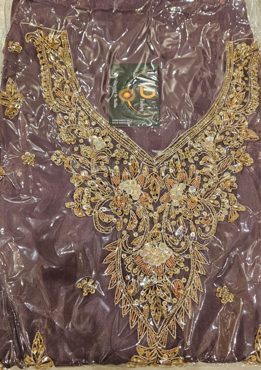 Imperial Bouquet Embroidered Suit – TM 753